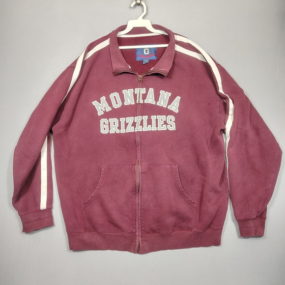 Gear For Sports Other - Montana Grizzlies Gear For Sports Full Zip Mens XXL NCAA‎ Football Maroon Good